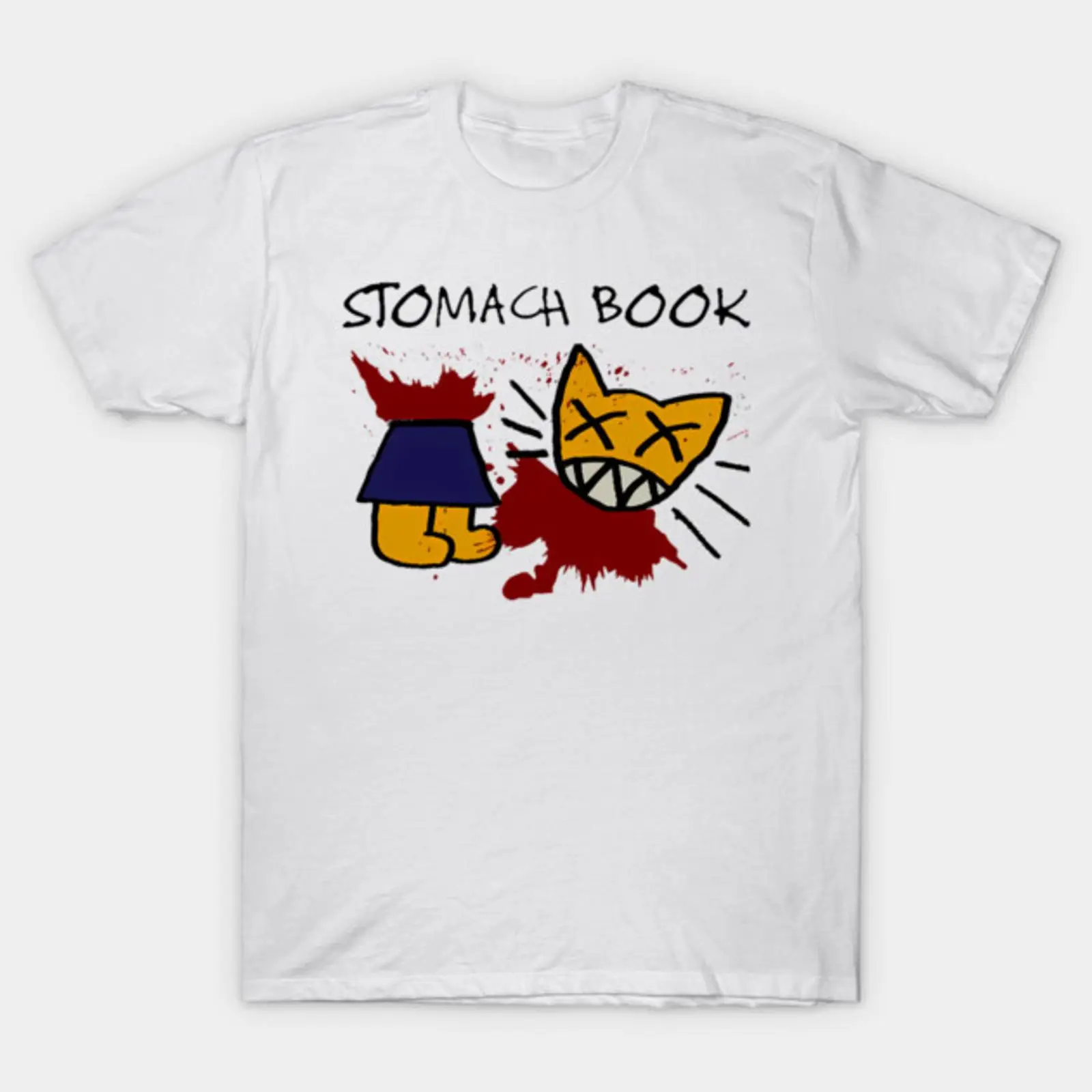 Vintage Fashion Books - Футболка STOMACH BOOK Cats Album, винтажная,