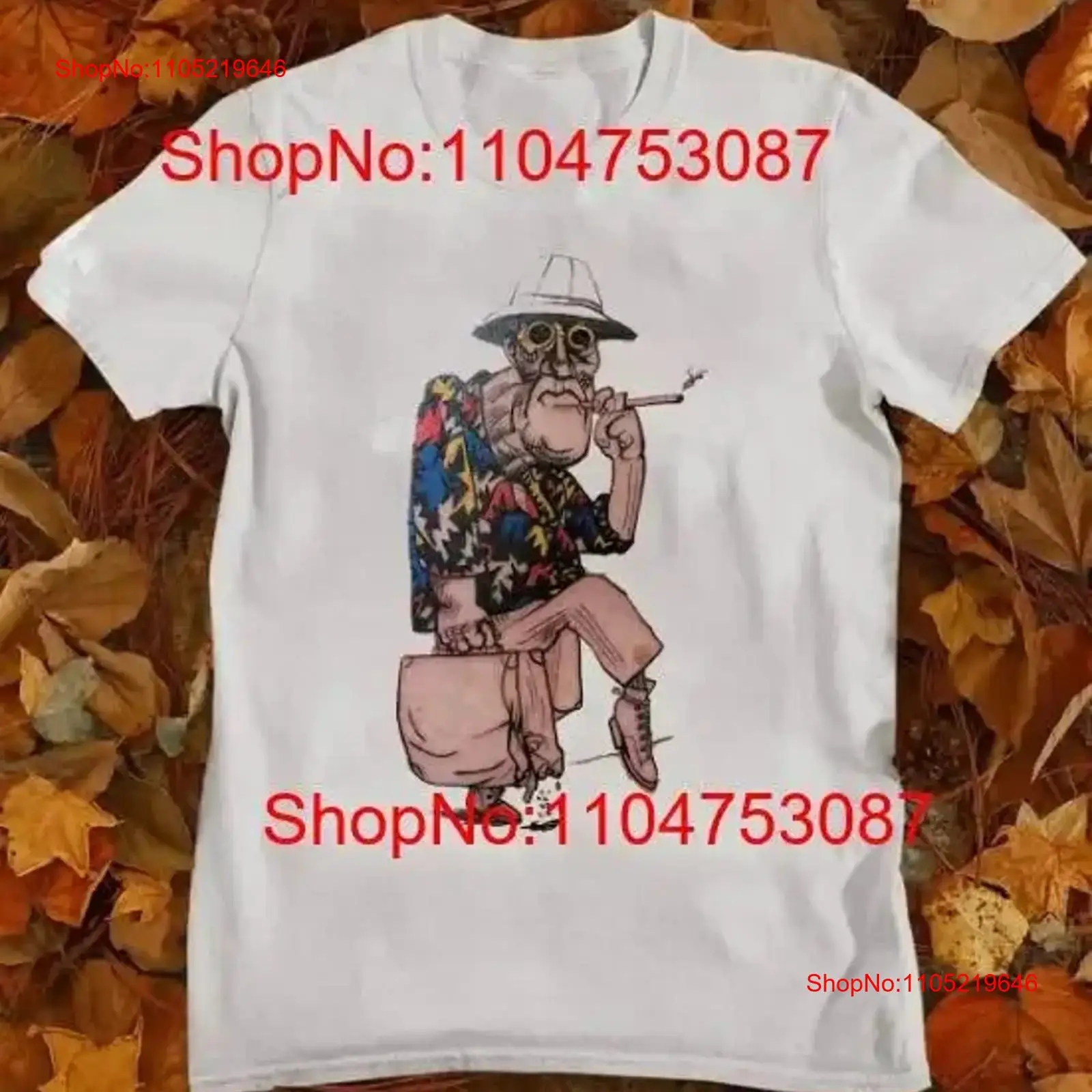 Vintage Vegas Fashion - Белая футболка Fear Loathing in Las