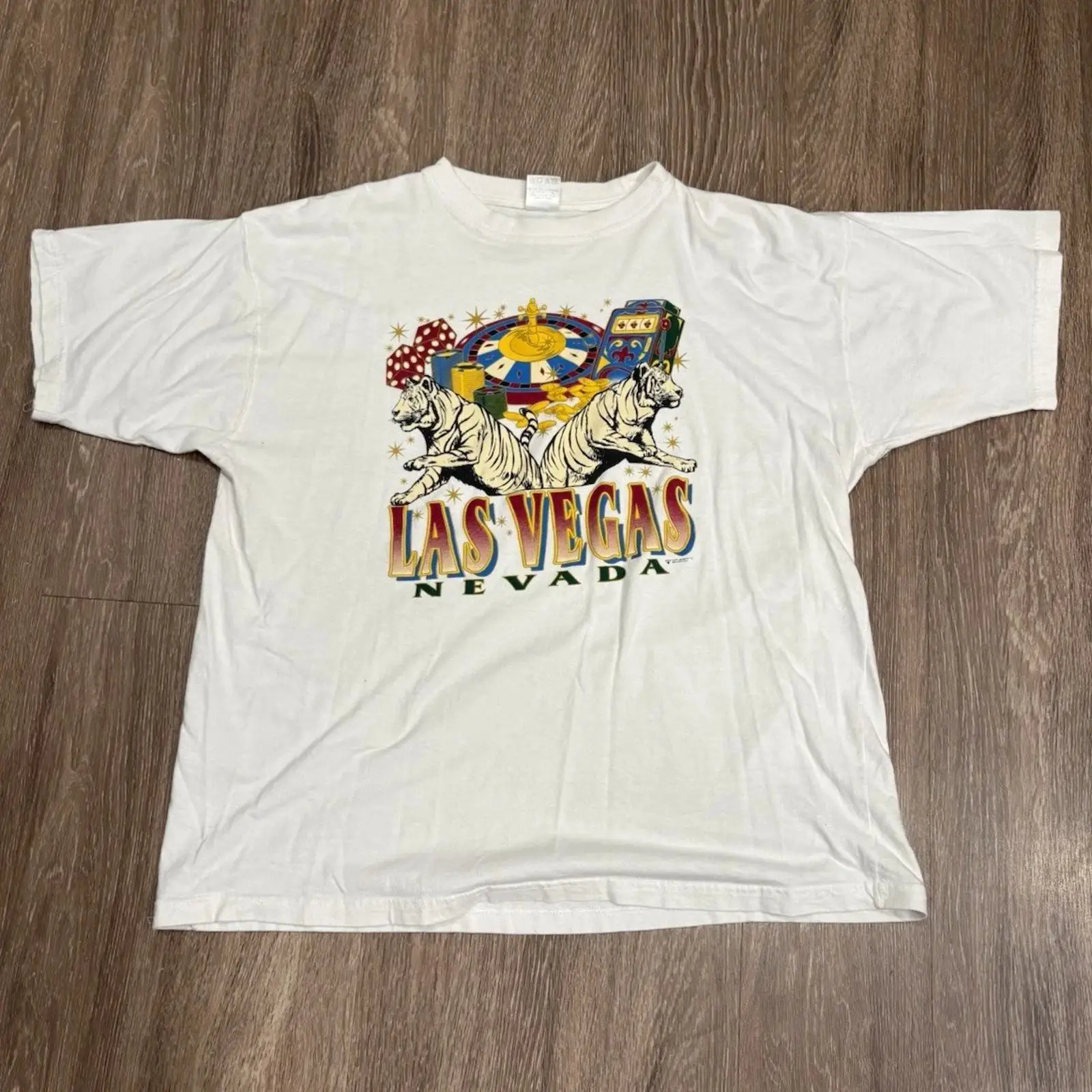 Vintage Vegas Fashion - Футболка Las Vegas Casino Tiger, мужская,