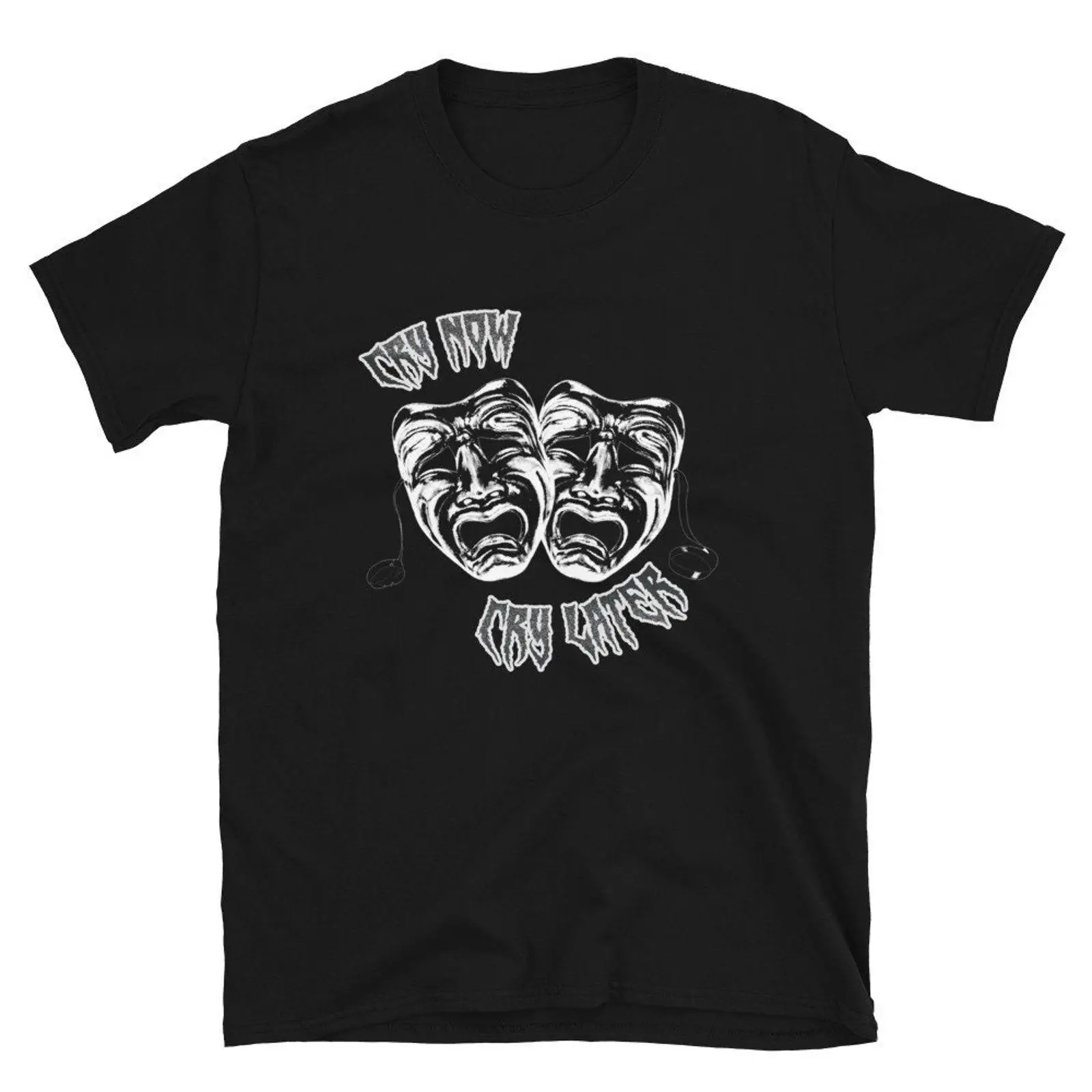 Vintage Fashion Now - Футболка Cry Now Later Theater Masks,