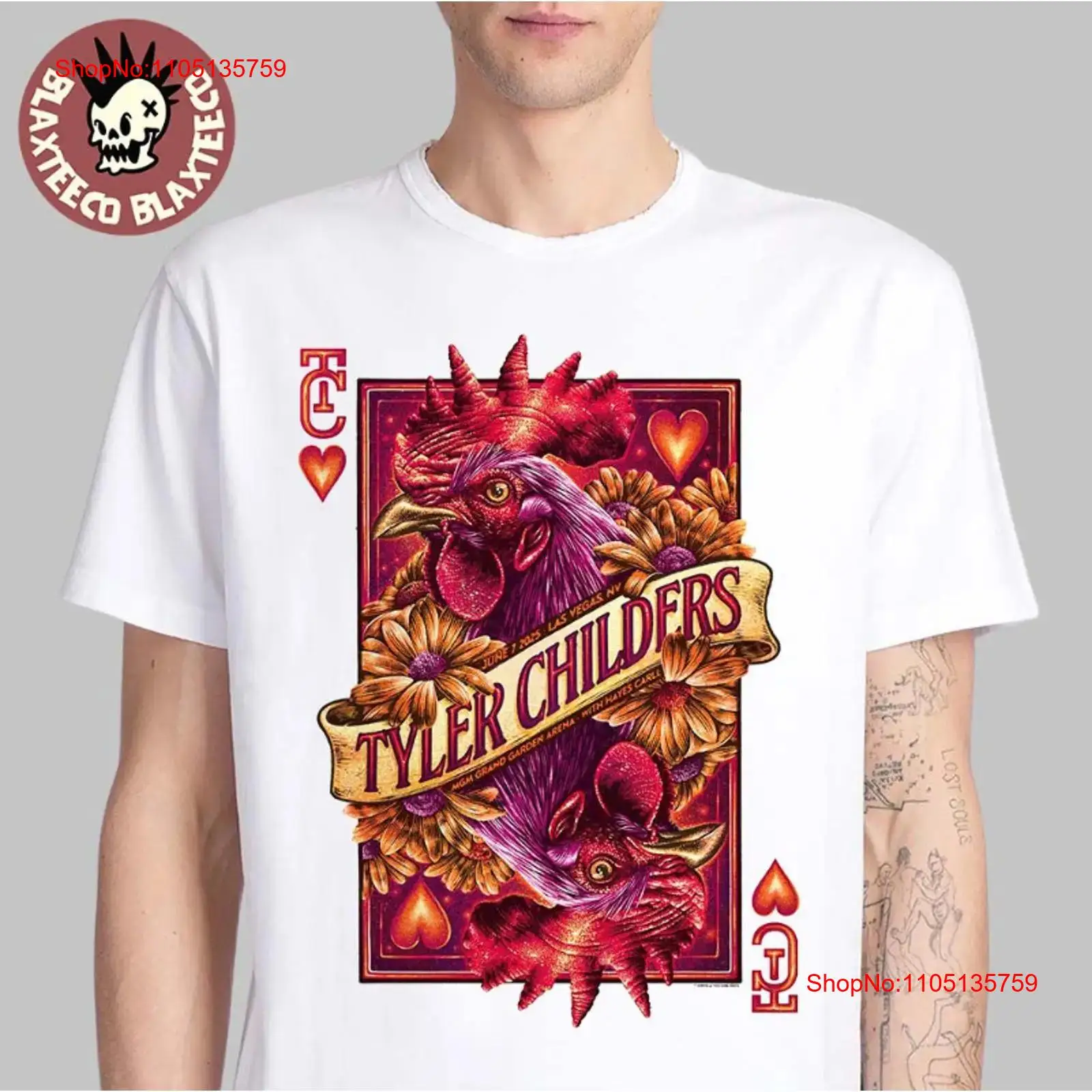 Vintage Vegas Fashion - Футболка Tyler Childers Las Vegas Nevada