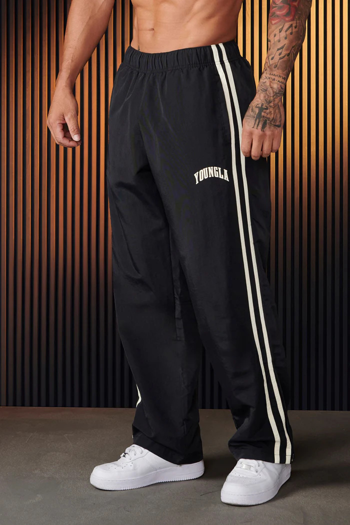 Retro Track Pant - Мужские спортивные брюки с двойными полосками,