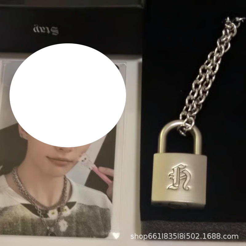 Vintage Fashion Necklace - Модное креативное металлическое ожерелье с замком