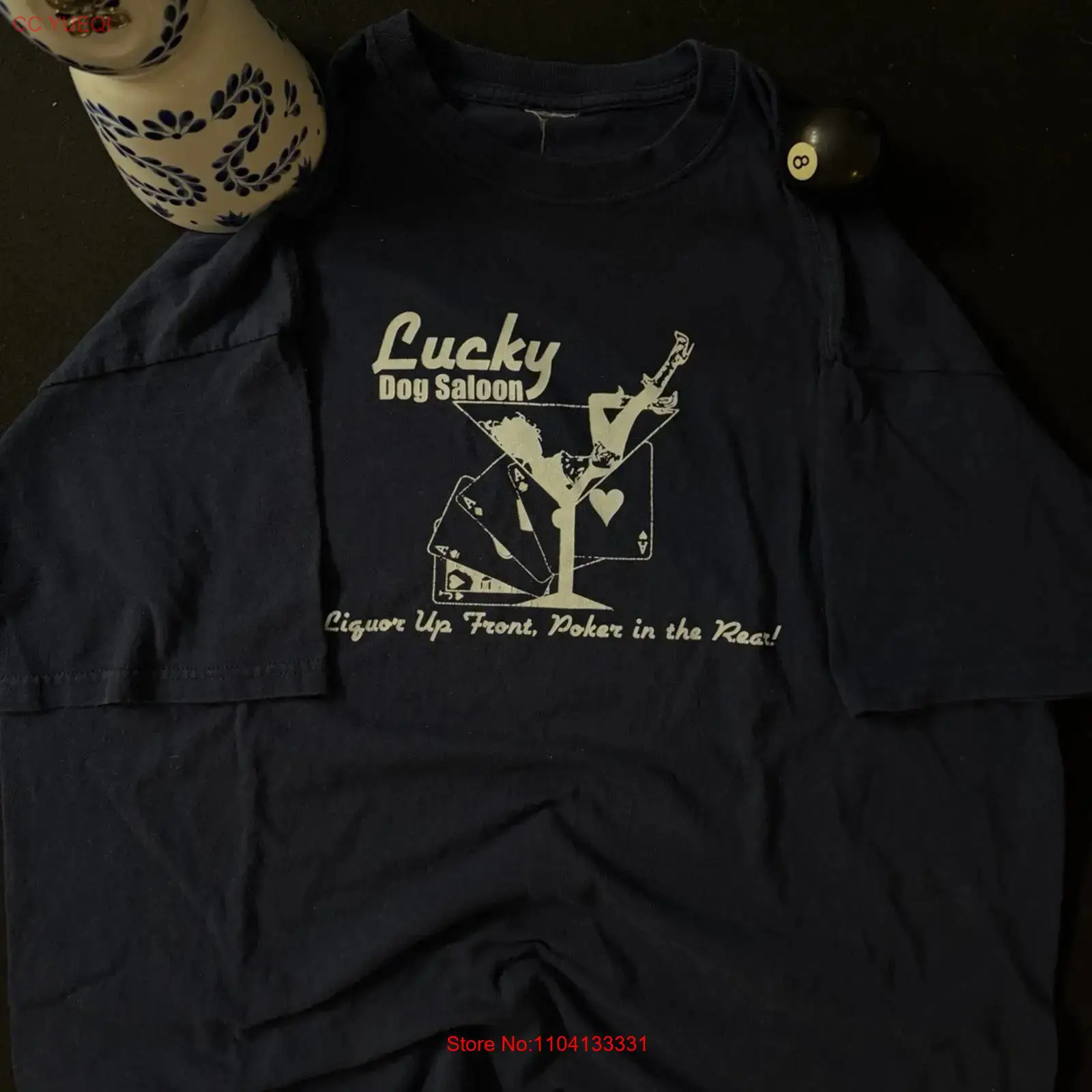 Vintage Vegas Fashion - Винтажная футболка Lucky Dog Saloon 1990-х