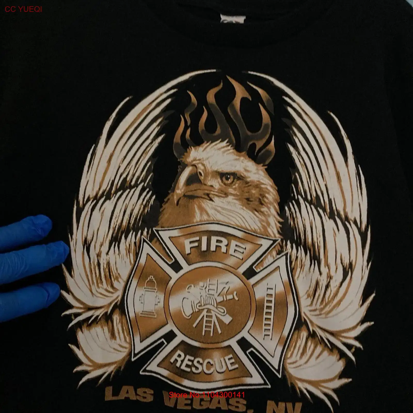 Vintage Vegas Fashion - Футболка LAS VEGAS FIRE RESCUE, размер