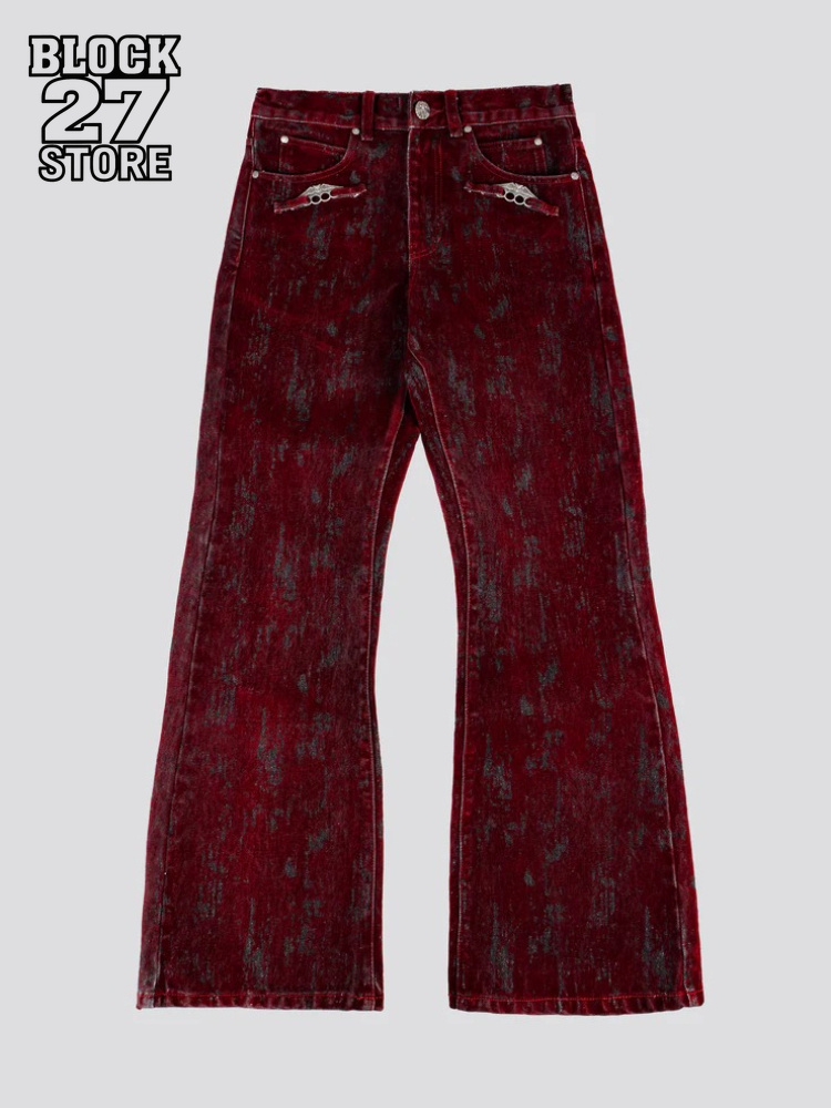 Retro Track Pant - Мужские джинсы в американском винтажном стиле,