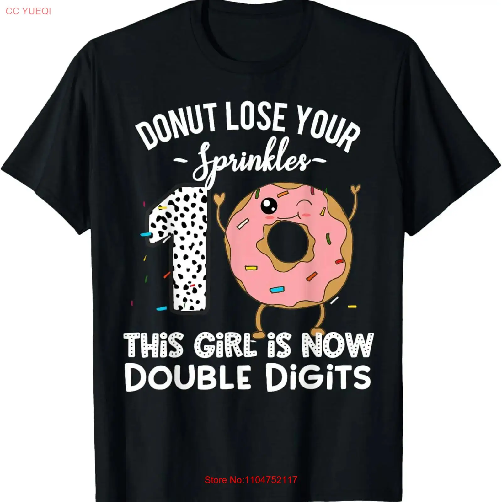 Vintage Fashion Now - Футболка с забавным принтом Donut 10th