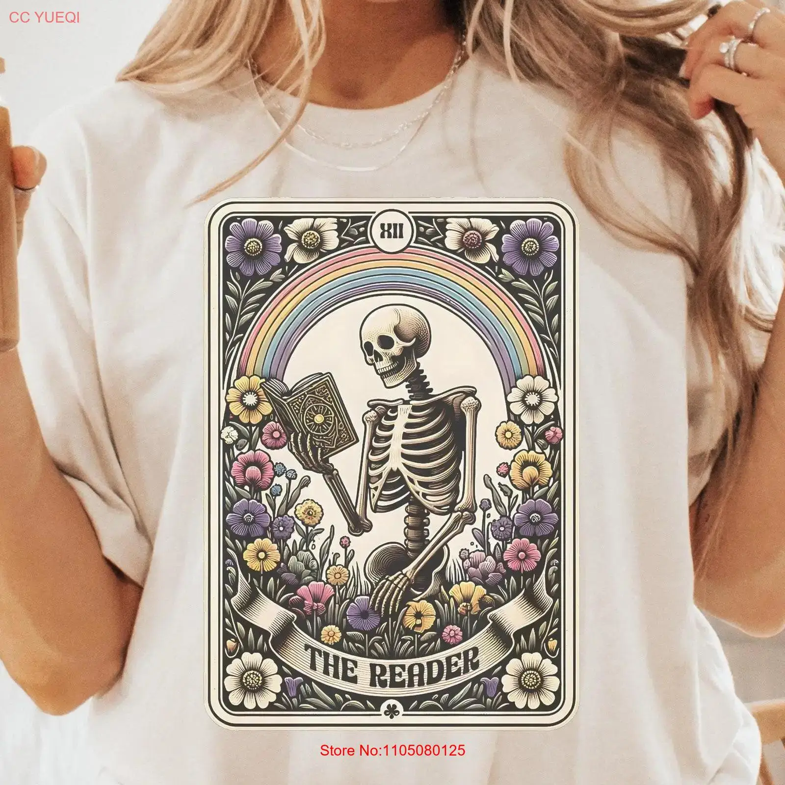 Vintage Fashion Books - Футболка The Reader TaroT, футболка со