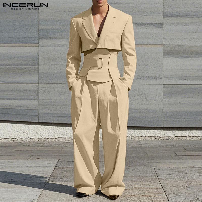 INCERUN 2025 модные комплекты  – обзор и цена Retro Track Pant