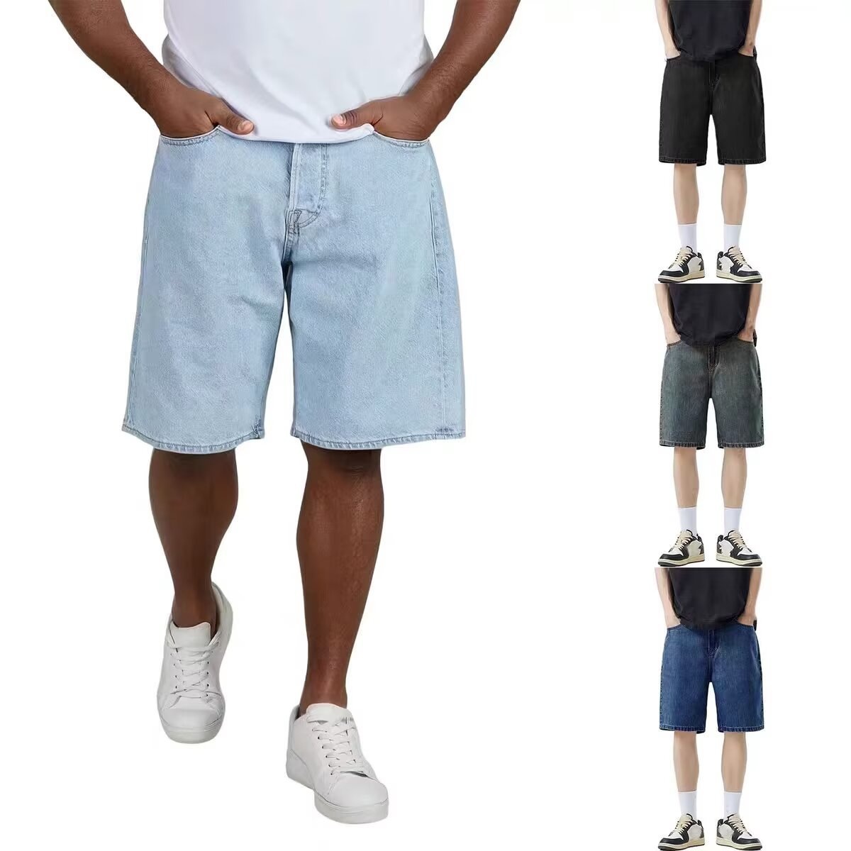 Новые мужские джинсовые шорты  – обзор и цена Retro Track Pant