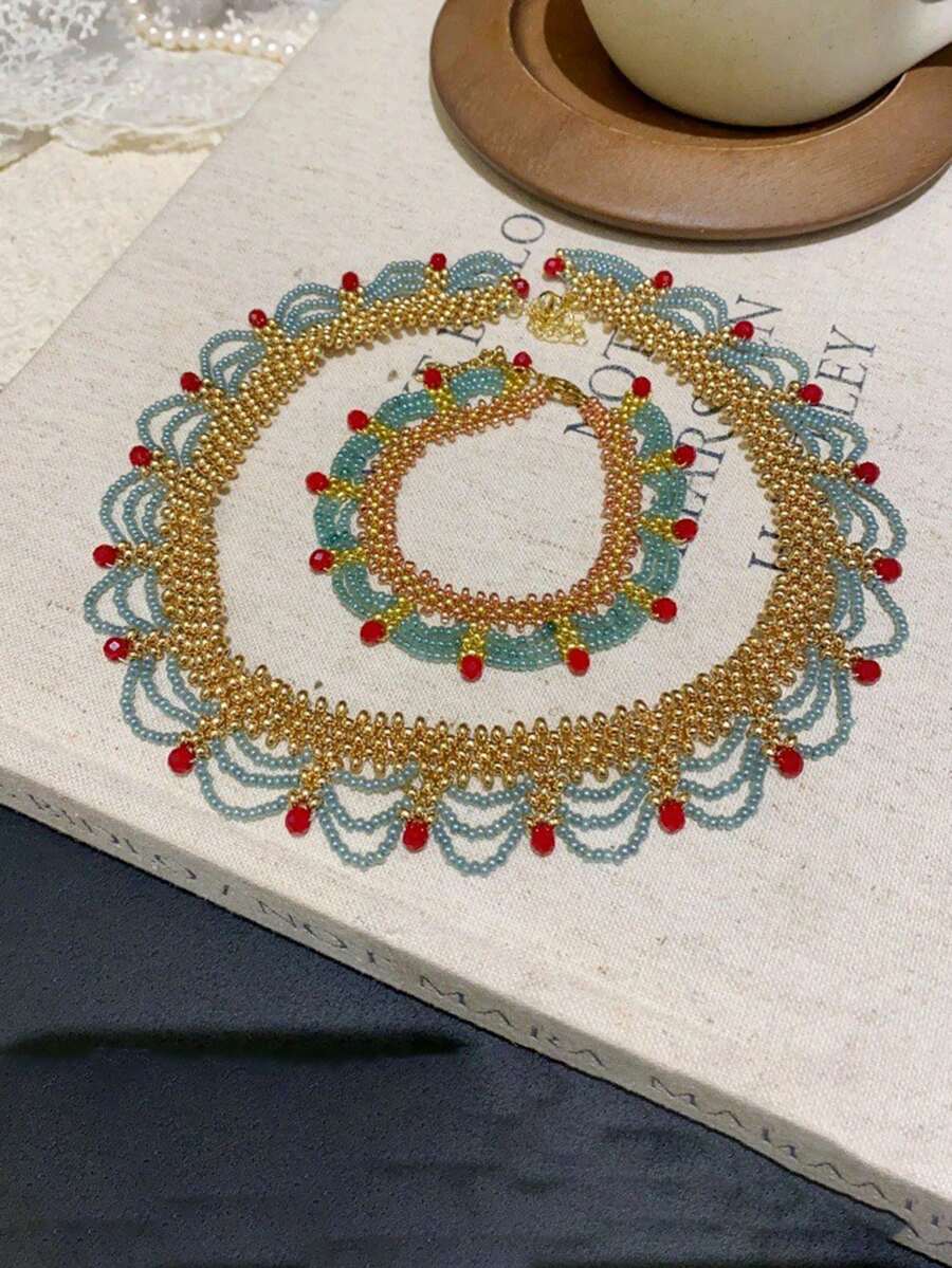Набор браслетов ручной работы  – обзор и цена Vintage Fashion Necklace