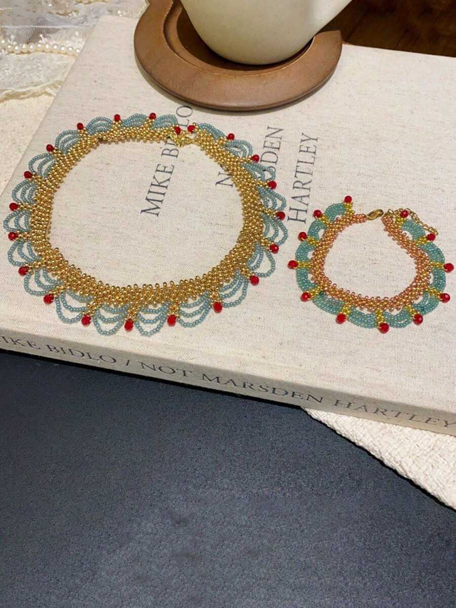 Набор браслетов ручной работы  – обзор и цена Vintage Fashion Necklace