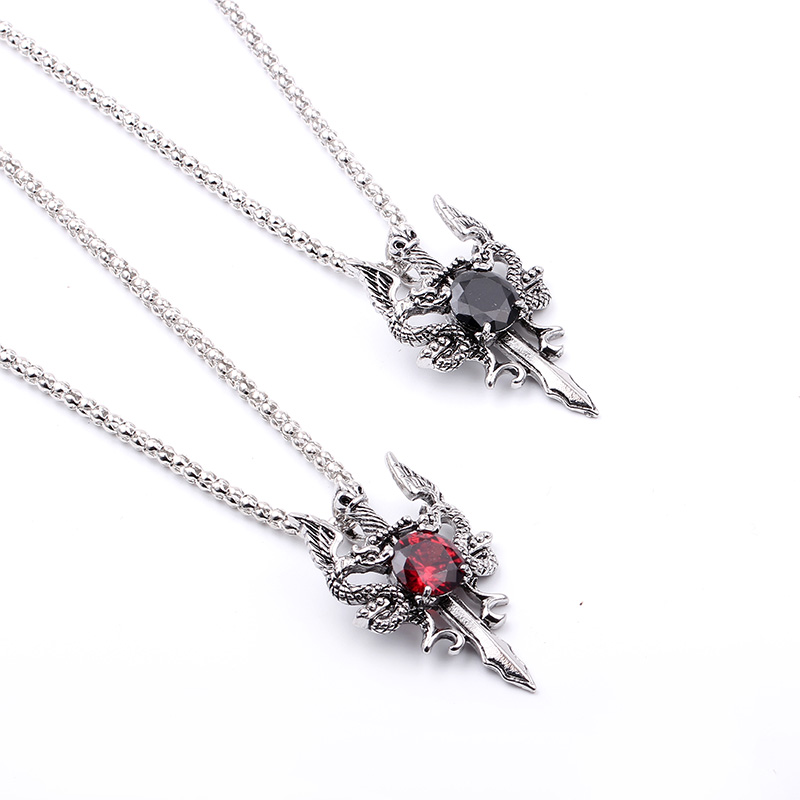 Ожерелье с крестом из черного  – обзор и цена Vintage Fashion Necklace